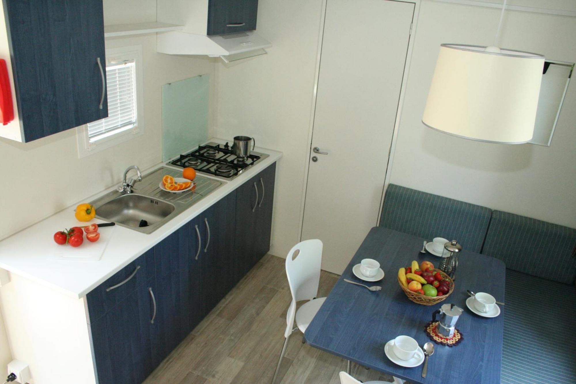 Happy Camp Mobile Homes In Camping Villaggio Internazionale San Menaio Bagian luar foto
